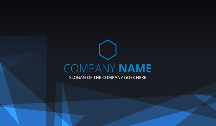 Computer, It Blue and Black back business card Computer, It Blue and Black back business card